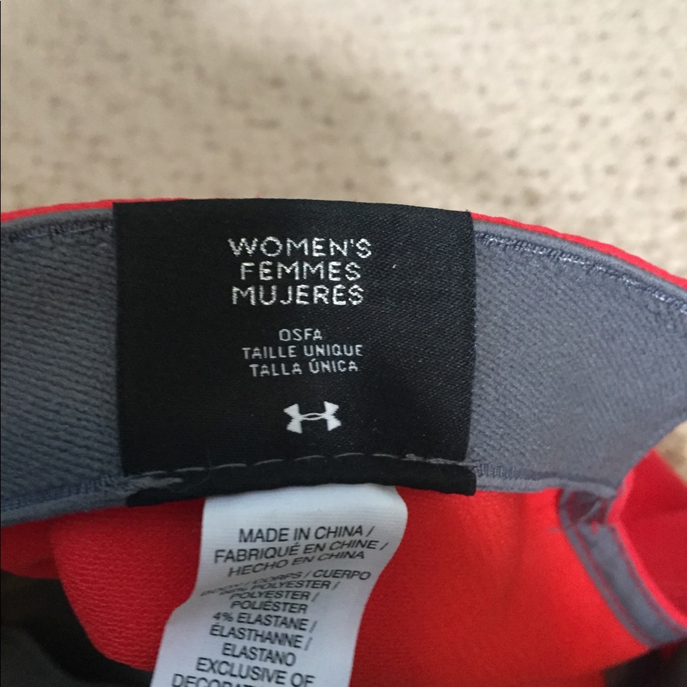 Red under armor hat. - Picture 3 of 3
